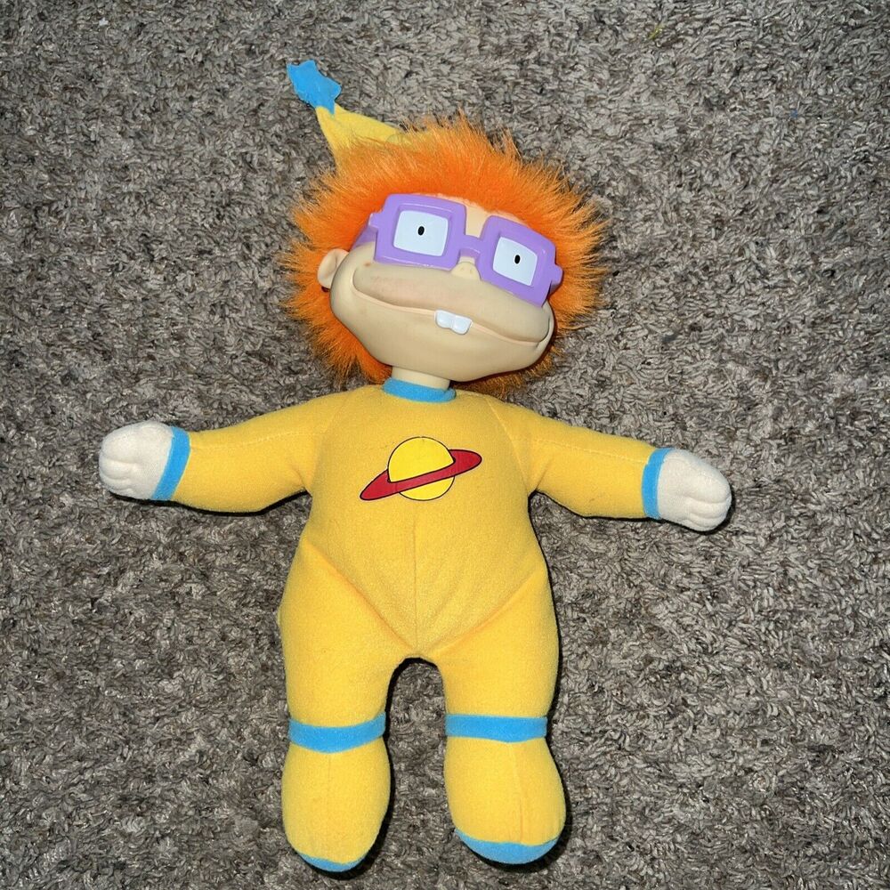 VINTAGE 1997 VIACOM MATTEL RUGRATS SLUMBER PARTY CHUCKIE STUFFED ANIMAL‎ PLUSH